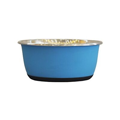 Tyrol Roestvrijstalen antislipkom voor kat/hond/huisdieren, blauw, 16 cm, 0,140989 kg Tyrol Roestvrijstalen antislipkom voor kat/hond/huisdieren, blauw, 16 cm, 0,140989 kg