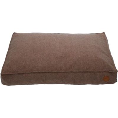 JACK AND VANILLA , Comfortabel hondenbed van schuimrubber, elegant design, wasbare hoes, duurzaam en duurzaam, ideaal voor middelgrote honden, 80 x 60 x 15 cm, bruin, model Timeless Hampton JACK AND VANILLA , Comfortabel hondenbed van schuimrubber, elegant design, wasbare hoes, duurzaam en duurzaam, ideaal voor middelgrote honden, 80 x 60 x 15 cm, bruin, model Timeless Hampton