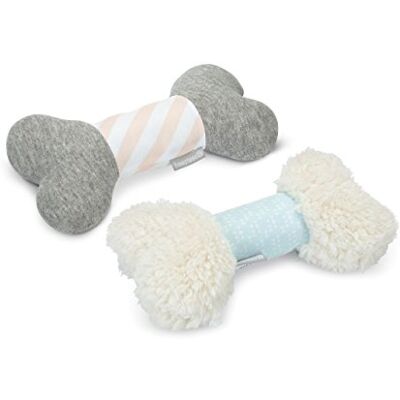 Beeztees pluche been, 20 cm, wit Beeztees pluche been, 20 cm, wit