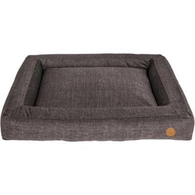 JACK AND VANILLA , Bed Box, hondenbed, model Manchester, kleur bruin, maat L, 100 x 70 cm JACK AND VANILLA , Bed Box, hondenbed, model Manchester, kleur bruin, maat L, 100 x 70 cm