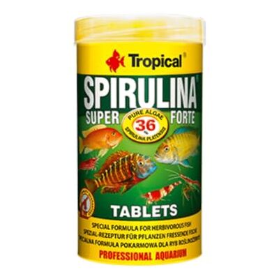 TROPICAL Super Spirulina Forte Tabletten - Visvoer TROPICAL Super Spirulina Forte Tabletten - Visvoer