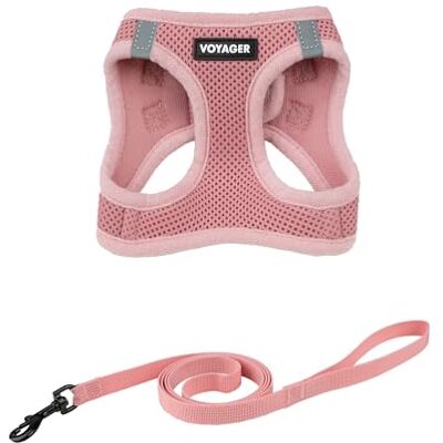 Best Pet Supplies Voyager Step-in Air Cat Leash Harnas Set Alle Weer Mesh, Instapvest Harnas voor kleine en grote katten van Roze, S (Borst 35,6-40,6 cm) Best Pet Supplies Voyager Step-in Air Cat Leash Harnas Set Alle Weer Mesh, Instapvest Harnas voor kleine en grote katten van Roze, S (Borst 35,6-40,6 cm)