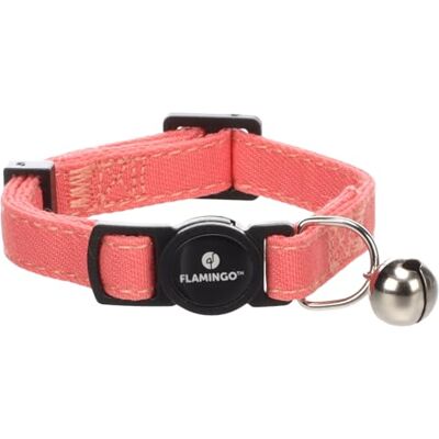 Flamingo Lomi Kattenhalsband, zalmroze, afmetingen 15-22 cm x 10 mm x 2 mm, verstelbaar, elegant en comfortabel, ideaal voor Tonkinees, Bombay, Perzisch en Siamees Flamingo Lomi Kattenhalsband, zalmroze, afmetingen 15-22 cm x 10 mm x 2 mm, verstelbaar, elegant en comfortabel, ideaal voor Tonkinees, Bombay, Perzisch en Siamees