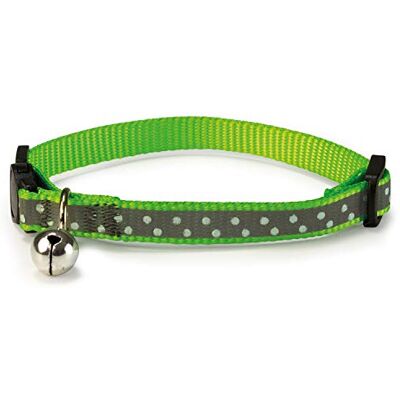 Arquivet 8435117802582 kattenhalsband, reflecterend, groen, 1 x 20/25 cm Arquivet 8435117802582 kattenhalsband, reflecterend, groen, 1 x 20/25 cm