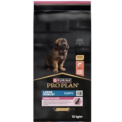 Pro Plan Purina Large Puppy Robuuste gevoelige huid hond, zalm 12 kg Robuuste puppyvoer met zalmsmaak – zonder tarwe – ondersteunt de gezondheid van huid en gewrichten – gezondheid puppy Pro Plan Purina Large Puppy Robuuste gevoelige huid hond, zalm 12 kg Robuuste puppyvoer met zalmsmaak – zonder tarwe – ondersteunt de gezondheid van huid en gewrichten – gezondheid puppy