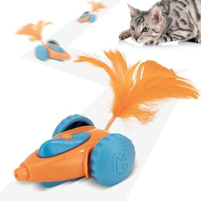 Migipaws Kattenspeelgoed, elektrisch interactief MigiAuto-speelgoed als een muis, intelligent programma, oplaadbaar Migipaws Kattenspeelgoed, elektrisch interactief MigiAuto-speelgoed als een muis, intelligent programma, oplaadbaar