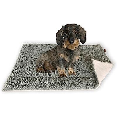 Fluffino Hondedeken - Klein - Grijs - Isolerend - 73x45cm - Hondedeken Fluffino Hondedeken - Klein - Grijs - Isolerend - 73x45cm - Hondedeken