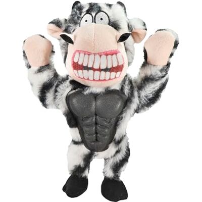 Record Hondenspel van pluche spier met knijper en hard deel voor het reinigen van tanden stimuleert de interesse en is bestand tegen intensieve beten, zebra, 25 cm Record Hondenspel van pluche spier met knijper en hard deel voor het reinigen van tanden stimuleert de interesse en is bestand tegen intensieve beten, zebra, 25 cm