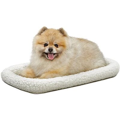 MidWest Homes for Pets Model 40222 Huisdierbed voor hond/kat, 56 cm lang, fleece, comfortabel kussen, geschikt voor 56 cm lange hondenbox, onderhoudsvriendelijk, machinewasbaar en geschikt voor MidWest Homes for Pets Model 40222 Huisdierbed voor hond/kat, 56 cm lang, fleece, comfortabel kussen, geschikt voor 56 cm lange hondenbox, onderhoudsvriendelijk, machinewasbaar en geschikt voor