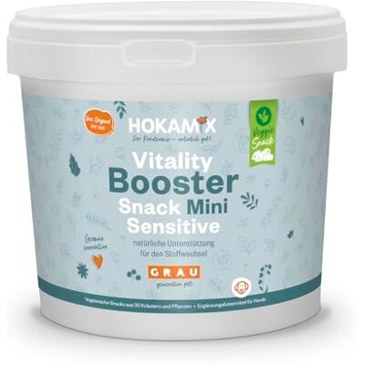 Grau – the Original – Hokamix Vitality Booster Snack Mini Sensitive, 1 pak (1 x 4,5kg), aanvullend voer voor honden Grau – the Original – Hokamix Vitality Booster Snack Mini Sensitive, 1 pak (1 x 4,5kg), aanvullend voer voor honden