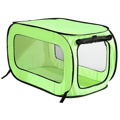 Beatrice Home Fashions Draagbaar, inklapbaar, pop-up reishuisdier, katten- en hondenkennel, 82,5 cm L x 49,5 cm B x 49,5 cm H, groen Beatrice Home Fashions Draagbaar, inklapbaar, pop-up reishuisdier, katten- en hondenkennel, 82,5 cm L x 49,5 cm B x 49,5 cm H, groen