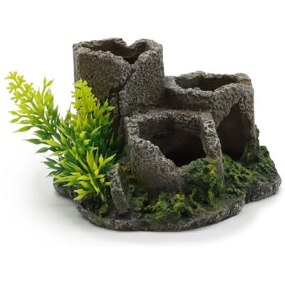 Amtra Decoratieve Shrimp Playground zuil voor aquaria en zeewater van kunsthars, voor aquaria en visbakken, niet giftig, klein, 12,5 x 11,7 x 8 cm Amtra Decoratieve Shrimp Playground zuil voor aquaria en zeewater van kunsthars, voor aquaria en visbakken, niet giftig, klein, 12,5 x 11,7 x 8 cm