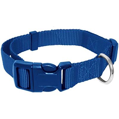 BOBY - BOBY Classic - Blauw - 20-30 x 1 cm - hondenhalsband BOBY - BOBY Classic - Blauw - 20-30 x 1 cm - hondenhalsband