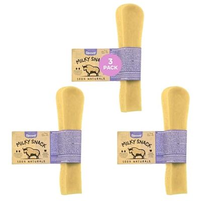 Record Premium snack voor honden, wilde ziel, 100% natuurlijk, melkbotten zonder conserveringsmiddelen en gluten, gezond en lekker kauwen, Made in Germany, 3 stuks, maat M Record Premium snack voor honden, wilde ziel, 100% natuurlijk, melkbotten zonder conserveringsmiddelen en gluten, gezond en lekker kauwen, Made in Germany, 3 stuks, maat M