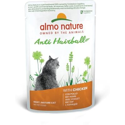 almo nature Anti-haarbal natte kip voor katten, 70 g almo nature Anti-haarbal natte kip voor katten, 70 g
