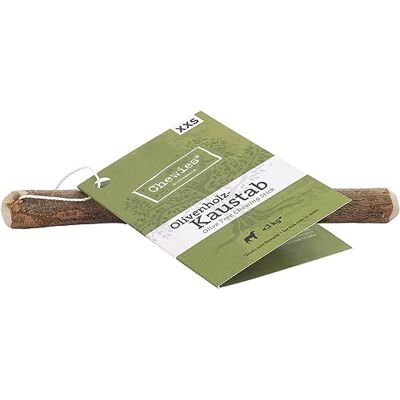 Chewies Kauwbotten, hondenspeelgoed van olijfhout, 100% natuurlijke hondenaccessoires, kauwspeelgoed hond tot 3 kg, maat XXS Chewies Kauwbotten, hondenspeelgoed van olijfhout, 100% natuurlijke hondenaccessoires, kauwspeelgoed hond tot 3 kg, maat XXS