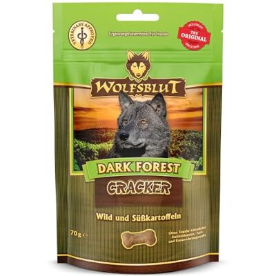Wolfsblut Dark Forest Cracker Fierce with Sweet Potatoes, 70g Wolfsblut Dark Forest Cracker Fierce with Sweet Potatoes, 70g