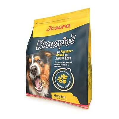 Josera Knuspies met eend, smakelijke hondensnacks met laag vetgehalte, per stuk verpakt (1 x 10 kg) Josera Knuspies met eend, smakelijke hondensnacks met laag vetgehalte, per stuk verpakt (1 x 10 kg)