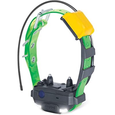 Dogtra Pathfinder 2 mini-halsband voor GPS-tracking en dressuur, oplaadbaar, groen, LED-licht, waterdicht IPX9K, 100 stimulatieniveaus, trillingen en pieptoon (bereik 5 km) Dogtra Pathfinder 2 mini-halsband voor GPS-tracking en dressuur, oplaadbaar, groen, LED-licht, waterdicht IPX9K, 100 stimulatieniveaus, trillingen en pieptoon (bereik 5 km)