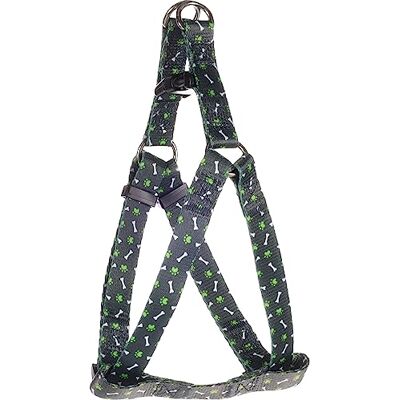 Flamingo F tuigje Step & Go Safia, groen, 35-50 cm, 15 mm Flamingo F tuigje Step & Go Safia, groen, 35-50 cm, 15 mm