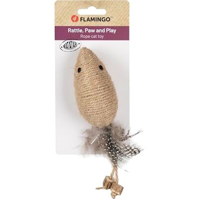 Flamingo Kattenspeelgoed Yutsa Mouse – bruin natuurlijk, interactief en ontspannend! Flamingo Kattenspeelgoed Yutsa Mouse – bruin natuurlijk, interactief en ontspannend!