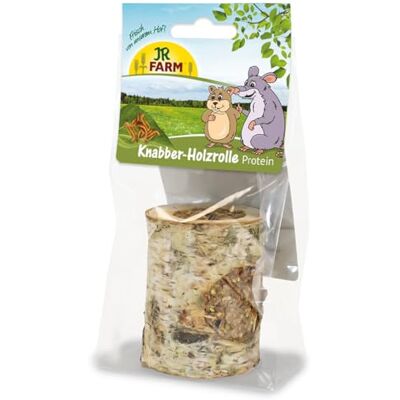 JR Farm Knabber houten rol proteïne 150g JR Farm Knabber houten rol proteïne 150g