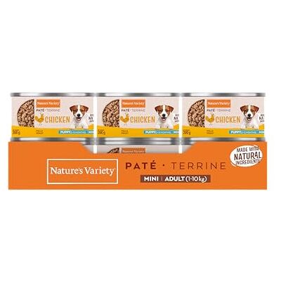 Natures variety Nature's Variety Hondenpaté Mini met kip, 12 x 200 g Natures variety Nature's Variety Hondenpaté Mini met kip, 12 x 200 g