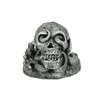 CLASSIC Schedel met octopus aquariumornament (actiefunctie) aquariumdecoratie 125 x 108 x 112 mm CLASSIC Schedel met octopus aquariumornament (actiefunctie) aquariumdecoratie 125 x 108 x 112 mm