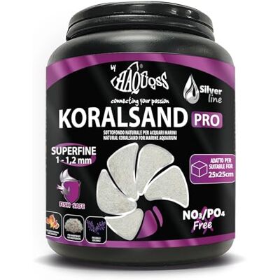 Haquoss Pro Super Fine Koraal Zand 2,6 kg Haquoss Pro Super Fine Koraal Zand 2,6 kg
