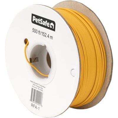 PetSafe Underground Dog Fence Wire (500 Foot) Create Your Boundary, Electric Dog Fence Wire (Yellow) from The Parent Company of IFB PetSafe Underground Dog Fence Wire (500 Foot) Create Your Boundary, Electric Dog Fence Wire (Yellow) from The Parent Company of IFB