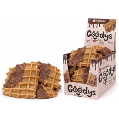 Flamingo GOODYS WAFELS MET KIP L 1,5KG DISPLAY Flamingo GOODYS WAFELS MET KIP L 1,5KG DISPLAY