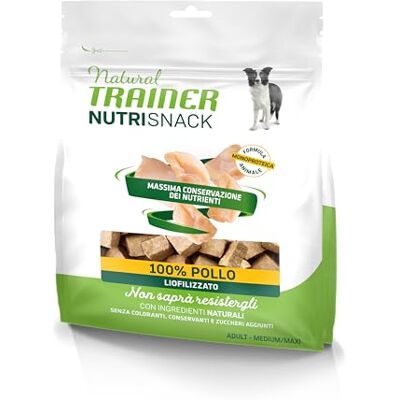 Trainer Natural Nutrisnack Vriesgedroogde kippensnack voor middelgrote en maxi-honden, 6 x 50 g Trainer Natural Nutrisnack Vriesgedroogde kippensnack voor middelgrote en maxi-honden, 6 x 50 g
