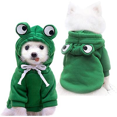 VITSOLE Capuchontrui Huisdier Kleding Hondentrui Hondenhoodie Hond Kat Kleding Leuke Warme Kleding Fleece Sweater Hondentrui Katoenen Jas Shirt (L) VITSOLE Capuchontrui Huisdier Kleding Hondentrui Hondenhoodie Hond Kat Kleding Leuke Warme Kleding Fleece Sweater Hondentrui Katoenen Jas Shirt (L)