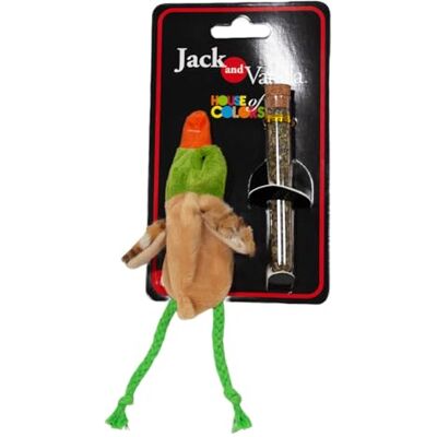 JACK AND VANILLA , Interactief kattenspeelgoed in eendenvorm met kattengras, oplaadbaar, 10,5 cm, meerkleurig, stimuleert het jachtinstinct en vermaakt je kat, speelgoedmodel JACK AND VANILLA , Interactief kattenspeelgoed in eendenvorm met kattengras, oplaadbaar, 10,5 cm, meerkleurig, stimuleert het jachtinstinct en vermaakt je kat, speelgoedmodel