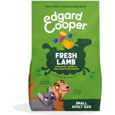 Edgard & Cooper Crochette voor volwassen honden, graanvrij voor kleine honden (3 kg), vers lam, hypoallergene formule met natuurlijke ingrediënten, zonder vleesmeel Edgard & Cooper Crochette voor volwassen honden, graanvrij voor kleine honden (3 kg), vers lam, hypoallergene formule met natuurlijke ingrediënten, zonder vleesmeel