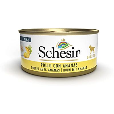 Schesir Hondenvoer Filetti tonijn ananas 150G - Hondenvoer Schesir Hondenvoer Filetti tonijn ananas 150G - Hondenvoer