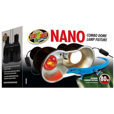 Zoo Med Nano Combo Dome Lamp Armatuur 100 Watt Zoo Med Nano Combo Dome Lamp Armatuur 100 Watt