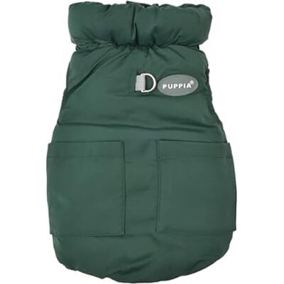 Puppia PUFFER VEST JUMPER hondenjas groen L Puppia PUFFER VEST JUMPER hondenjas groen L