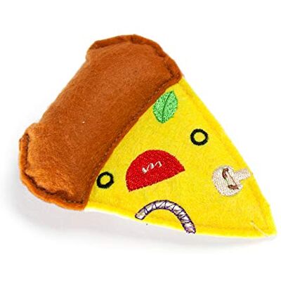 Karlie - Pizza - Geel - 10.5 cm - Cat toy Karlie - Pizza - Geel - 10.5 cm - Cat toy