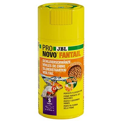 JBL ProNovo Fantail Grano s 100ml - Visvoer voor Veiltails en anderen JBL ProNovo Fantail Grano s 100ml - Visvoer voor Veiltails en anderen