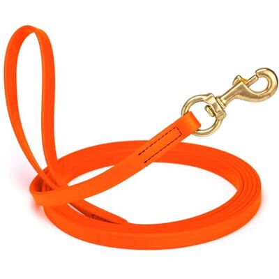 Viper Biothane Werkende Tracking Lead Leash Lange Lijn voor Honden 2 Kleuren en 6 Maten, Oranje, 5/8 "x 33ft Viper Biothane Werkende Tracking Lead Leash Lange Lijn voor Honden 2 Kleuren en 6 Maten, Oranje, 5/8 "x 33ft