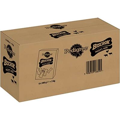 Pedigree Multi Biscrok 500G 60 X 6 Packs Pedigree Multi Biscrok 500G 60 X 6 Packs