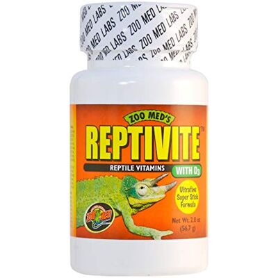 Zoo Med Reptivite 57g Voedingssupplement met vitamine D3 voor reptielen Zoo Med Reptivite 57g Voedingssupplement met vitamine D3 voor reptielen