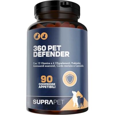 Suprapet 360 Pet Defender 90 Tabletten - Dierenvoeding supplement Suprapet 360 Pet Defender 90 Tabletten - Dierenvoeding supplement