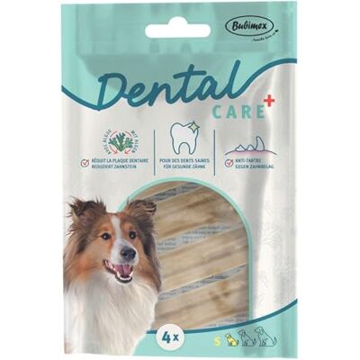 Bubimex Dental+ kauwbot met zeewier x4-8cm Tandheelkundige traktatie voor honden Verrijkt met zink Anti-kalk Frisse adem Bubimex Dental+ kauwbot met zeewier x4-8cm Tandheelkundige traktatie voor honden Verrijkt met zink Anti-kalk Frisse adem