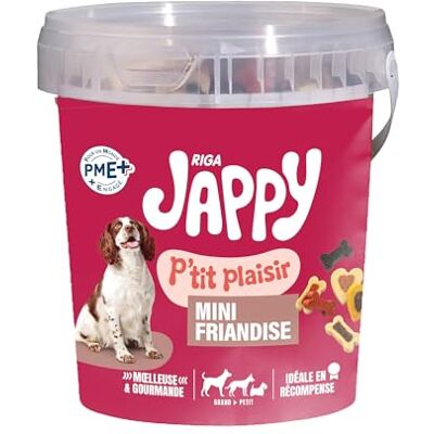 Riga Jappy mini-traktatie – hondentraktatie – rijk aan aroma's – zachte en lekkernijen – voor elk type hond – voor de opleiding – ideale beloningen – 500 g Riga Jappy mini-traktatie – hondentraktatie – rijk aan aroma's – zachte en lekkernijen – voor elk type hond – voor de opleiding – ideale beloningen – 500 g