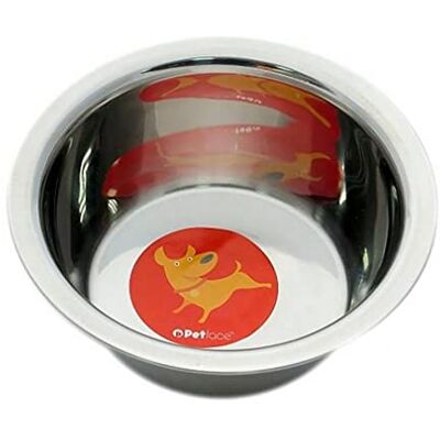 Petface Roestvrij staal antislip schaal, klein Petface Roestvrij staal antislip schaal, klein