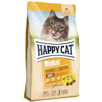 Happy Cat 70411 – Minkas Hairball Control gevogelte – droogvoer voor volwassen katten – 10 kg inhoud Happy Cat 70411 – Minkas Hairball Control gevogelte – droogvoer voor volwassen katten – 10 kg inhoud