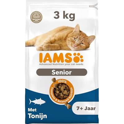 IAMS Senior 7+ Tonijn Kattenvoer - 6 kg IAMS Senior 7+ Tonijn Kattenvoer - 6 kg
