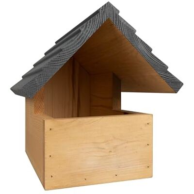 Windhager Loggia nestkast voor vogels nestkast halfopen voor halfgrotbroeders bijv. merels, rode kelken, hout vogelhuisje vogelhuisje weerbestendig, duurzaam 21,50 x 26,50 x 20 cm Windhager Loggia nestkast voor vogels nestkast halfopen voor halfgrotbroeders bijv. merels, rode kelken, hout vogelhuisje vogelhuisje weerbestendig, duurzaam 21,50 x 26,50 x 20 cm